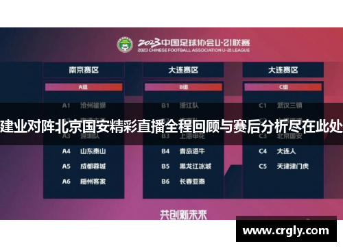 建业对阵北京国安精彩直播全程回顾与赛后分析尽在此处